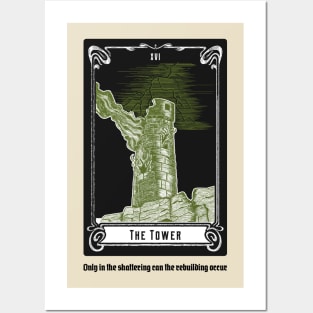 The Tower Tarot Card Posters and Art